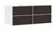 Hansgrohe-HG-Xevolos-E-Waschtischunterschrank-Mattweiss-1370-550-mit-4-Schubkaesten-fuer-Konsolen-mit-Aufsatzwaschtisch-geschliffen-links-Eiche-Dunkel-54236730 gallery number 1